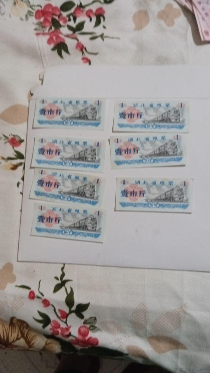 《1965-1974年版全国通用及湖北省地方粮票多面额大合集》
